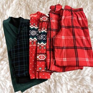 Cat & Jack Kids Pajama Set - Red, Green, and Black